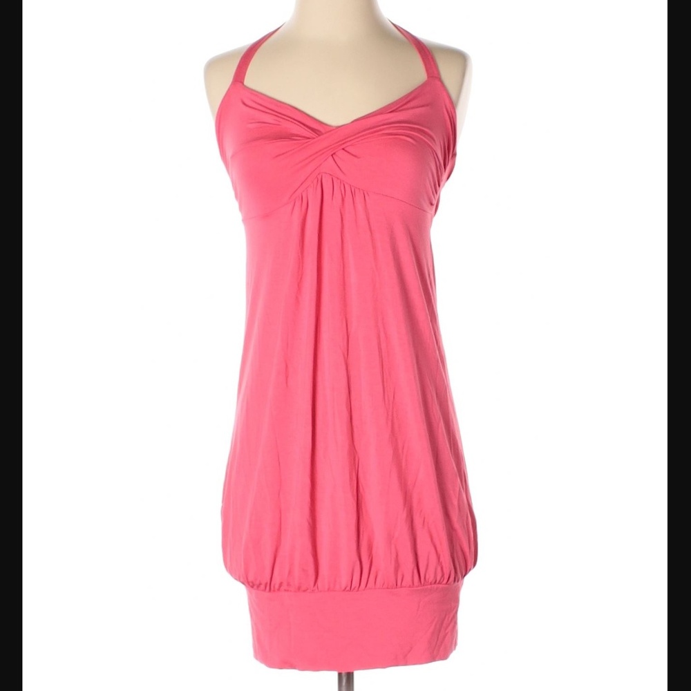 Victoria's Secret coral "bra top" dress sz. S